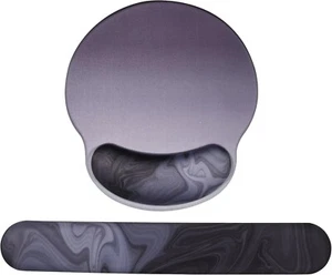 Mouse Pad Wrist Support, Ergonomic Keyboard Wrist Pad & Gel Wrist Rest Set - Picture 1 of 7