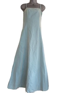 Debut Debenhams Women's Aqua Wedding Cocktail Strapless Midi Dress - Size UK 10. - Picture 1 of 12