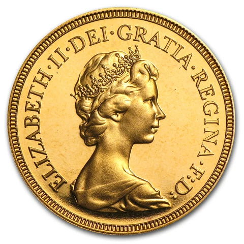1979-1984 Great Britain Gold Sovereign Elizabeth II Proof - SKU #31521 Cover