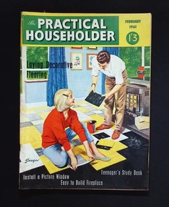 The Practical Householder February 1961 Laying Decorative Flooring - Picture 1 of 1