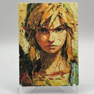 Link Zelda Digital Art Card 1/1 PaintOholic Signed one of one - Picture 1 of 4