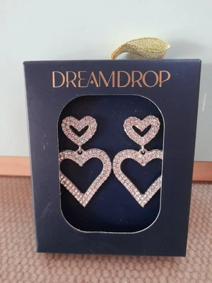 Orecchini A Forma Di Cuore Bigiotteria - Immagine 1 di 3