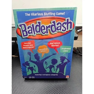 BALDERDASH 2014 The Hilarious Bluffing Board Game! MATTEL Ages 12+ NEW - Sealed - Picture 1 of 5
