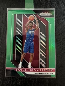 2018-19 Panini Prizm Shai Gilgeous-Alexander #184 Green Prizm (RC) - Picture 1 of 2
