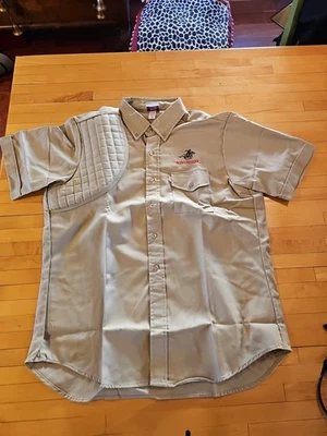 Winchester Ammunition Shooting Shirt Embroidery XL Vintage Padded Past Usa - Image 1 of 4