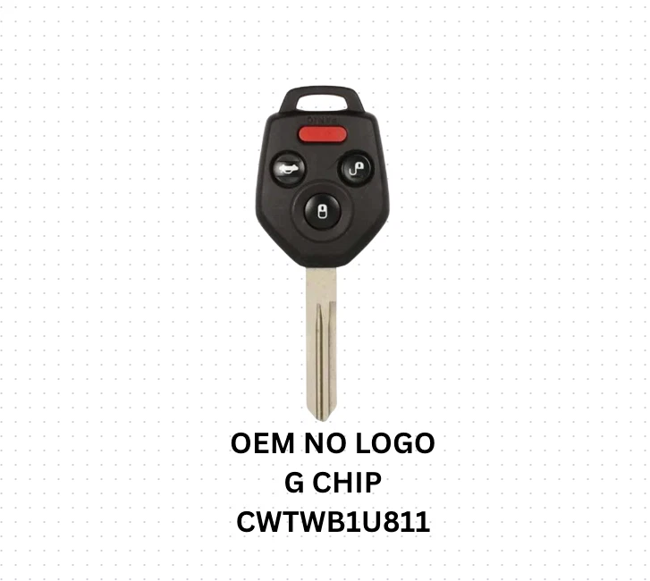 OEM Subaru CWTWB1U811, Chip G Cabezal Remoto Llavero Negro Pod 57497AL00A Foto 1 de 2