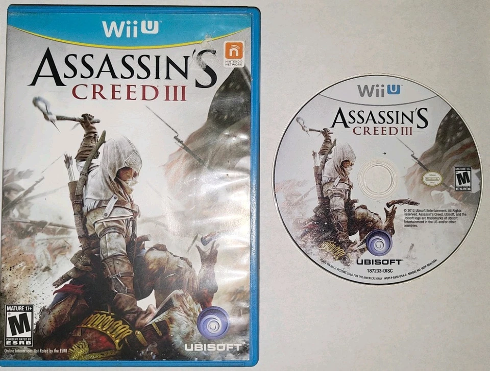 Assassin's Creed III Nintendo Wii U 2012 Completo Probado Foto 1 de 1