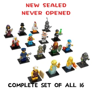 LEGO Collectible Minifigures: 71000 SERIES 9 Complete set of 16 *New sealed* - Picture 1 of 1