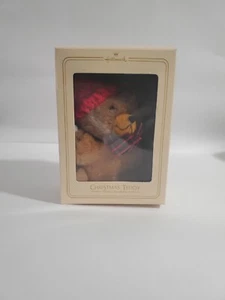 Hallmark Keepsake Ornament Christmas Teddy Plush Ornament Vintage - Bild 1 von 1