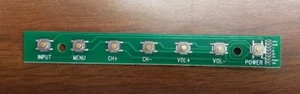 RCA Function Button Board D55RWP709 RE0355R61501(AE0030056) E214887 - Picture 1 of 3