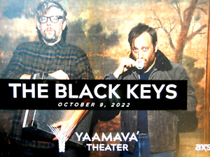 THE BLACK KEYS CONCERT TICKET Advertisement 10/9/22 YAAMAVA RESORT CASINO Rare