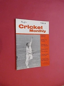 PLAYFAIR CRICKET MONTHLY. SEPTEMBER 1968. ILLUSTRATED MAGAZINE. - Picture 1 of 2