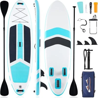 2-in-1 Paddle Inflatable Stand Up Paddle Board Premium SUP Paddleboard Accessory - Image 1 of 4