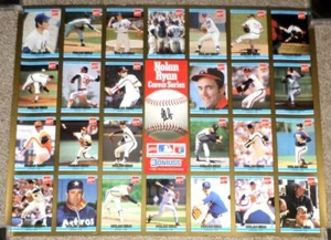 NOLAN RYAN Vintage 1992 Donruss 'Career Series' 14" x 18" Poster (LOT of 2)  - Picture 1 of 2