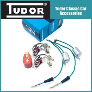 MGB Lucas 43D4 45D4 Points Pack - 2 Sets Points & condenser and Red Rotor - Picture 1 of 4