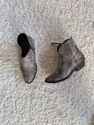 Golden Goose Original Botas de Cuero Dorado Botines Metálicos Dorados Talla 37 Foto 1 de 4