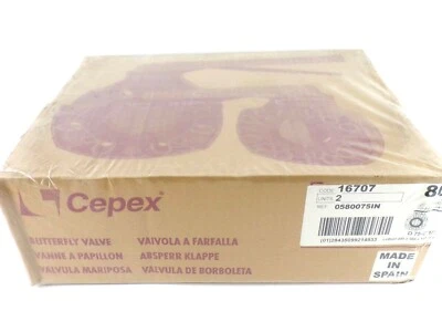 SEALED Hayward CPX16707 D63-75 Butterfly Valve, DN 2-1/2" 400x300x140MM Box of 2 - Image 1 of 4