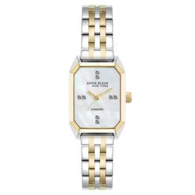 Anne Klein New York Two Tone Diamond Octagon Women Watch 12/7751MPTT / NEW W TAG - Image 1 of 4