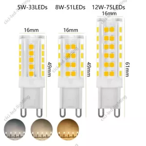 G9 LED 5W 8W 12W Keramik Kapsel Glühbirnen 2835 SMD Energiesparende 230V Lampe - Bild 1 von 11