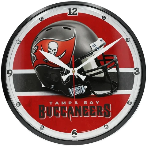 Tampa Bay Buccaneers Wincraft Clock Size 12" Diameter Cover