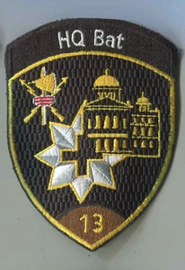 Switzerland Union Badge Headquarters Battalions 13 (HQ Bat 13) - Brown - Picture 1 of 1