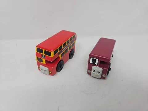 Thomas & Friends Wooden Railway Bertie Bulgy Train Tank Engine GUC Cover