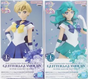 Glitter & Glamours Sailor Moon Eternal the Movie SUPER SAILOR URANUS NEPTUNE Set - Picture 1 of 7