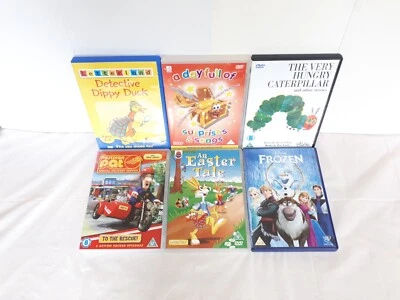 Kids DVD Bundle An Easter Tale, Detective Dippy Duck, Postman Pat, Frozen - VGC - Image 1 of 4