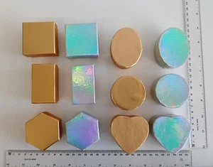 Metallic Micro Box 12 pack, for DIY, Arts & Crafts, Storage and Decorations - Picture 1 of 23