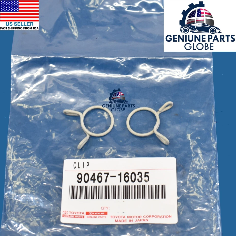JUEGO DE CLIPS MANGUERA VENTILACIÓN ORIGINAL TOYOTA RAV4 CAMRY HIGHLANDER NO.2 90467-16035 Foto 1 de 1