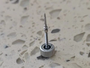 TISSOT 2571 PART CROWN $ STEEM Steel 5mm Used Z - Picture 1 of 6