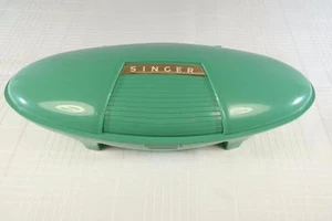 De Colección Años 60 Singer Jetson Bujante 489500 Verde Estuche 5 Plantillas Manual - Imagen 1 de 12
