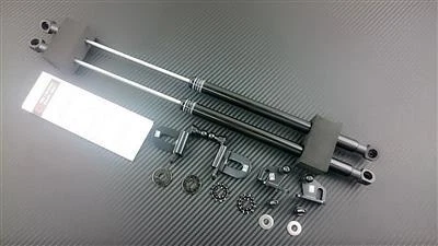 P2M BLACK SERIES ENGINE HOOD DAMPER FOR NISSAN SKYLINE R35 GTR GT-R - PHASE 2 - Image 1 of 1
