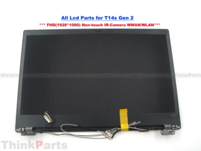 New/Orig Lenovo ThinkPad T14s Gen 2 Lcd Screen All Assembly for FHD Non-Touch IR - Image 1 of 3