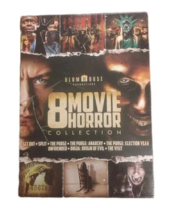 Blumhouse 8 Movie Horror Collection DVD Set Get Out Split The Purge The Visit - Picture 1 of 23