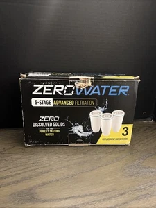 {3 Pack} ZeroWater 5 Stage Replacement Filters - Picture 1 of 3