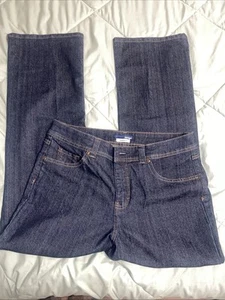 Basic Edition Bootcut Dark Wash Jeans, Size 12 Short - Picture 1 of 5