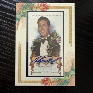 Autografo surfista professionale con cornice automatica Topps Allen & Ginter Andy Irons 2006 - Foto 1 di 2