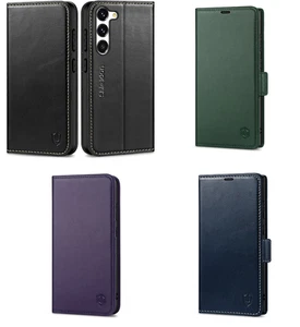 SHIELDON Hülle für Samsung S23 / S23 PLUS / S23 ULTRA Echt Leder Wallet - Bild 1 von 25