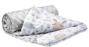 Medi Partners Coperta per neonati 100% cotone 75x100cm Bambini Minky Multifunzio - Foto 1 di 5