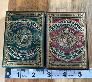 Cartas de Juego Theory II High Victorian Premium Hechas en Estados Unidos Mazo Rojo Sellado - Imagen 1 de 8
