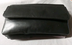 Winn International Mini-Riñonera - Cuero Napa Cuero de Vaca Negro - NUEVA - Imagen 1 de 7