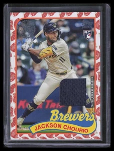 2024 Topps Japan '89 Koi Relics 89jrjc Jackson Chourio Rookie Jersey 60/150 - Picture 1 of 2