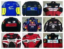 Plus Size Winter Embroidery F1 racing Motosport Jacket Clothing Free Shipping!!!