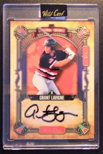 #772 Grant Lavigne 2023 Wild Card 5 Draw #5CDC-21 RC Auto 1/5 Rockies Tan - Picture 1 of 2