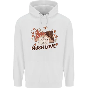 Mush Love Funny Mushroom Mycology Childrens Kids Hoodie - Picture 1 of 68