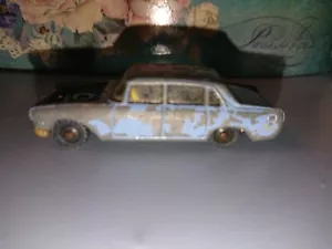 Vintage Husky Lancia Flaminia Light Blue Toy Car 1960s - Picture 1 of 4