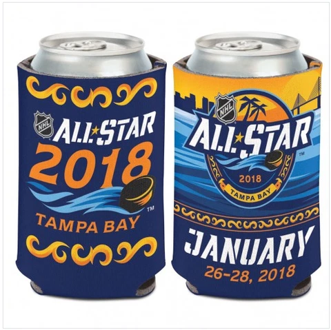 NHL All Star Game 2018 Tampa Bay Can Cooler 12 oz. Koozie Cover