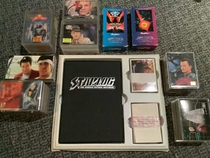 STAR TREK CARD SET COLLECTION VINTAGE PLUS STARLOG BINDER AND SET - Picture 1 of 3