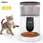 4L Automatischer Futterautomat für Hund Katze Futterspender Futternapf mit Timer